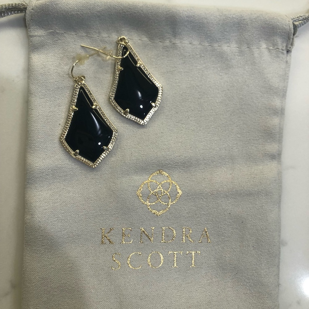 Kendra Scott Black Alex Earrings